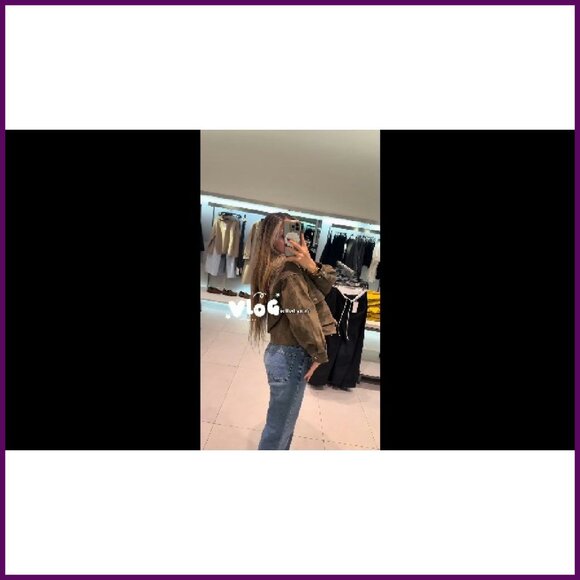 Faux Leather Cropped Bomber Jacket with Pockets Vintage Motorcycle Style - Picture 6 of 8